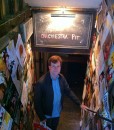 Me inside the entrance to Pauper's Pit.