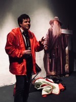 Kevin standing with can of lager: 'And then, just like a mist, Jo appeared, standing next to me. She told me she'd been looking for me. I just smiled and nodded.'