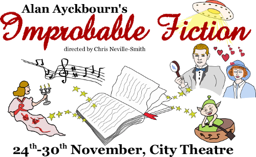 Improbable Fiction logo from my production